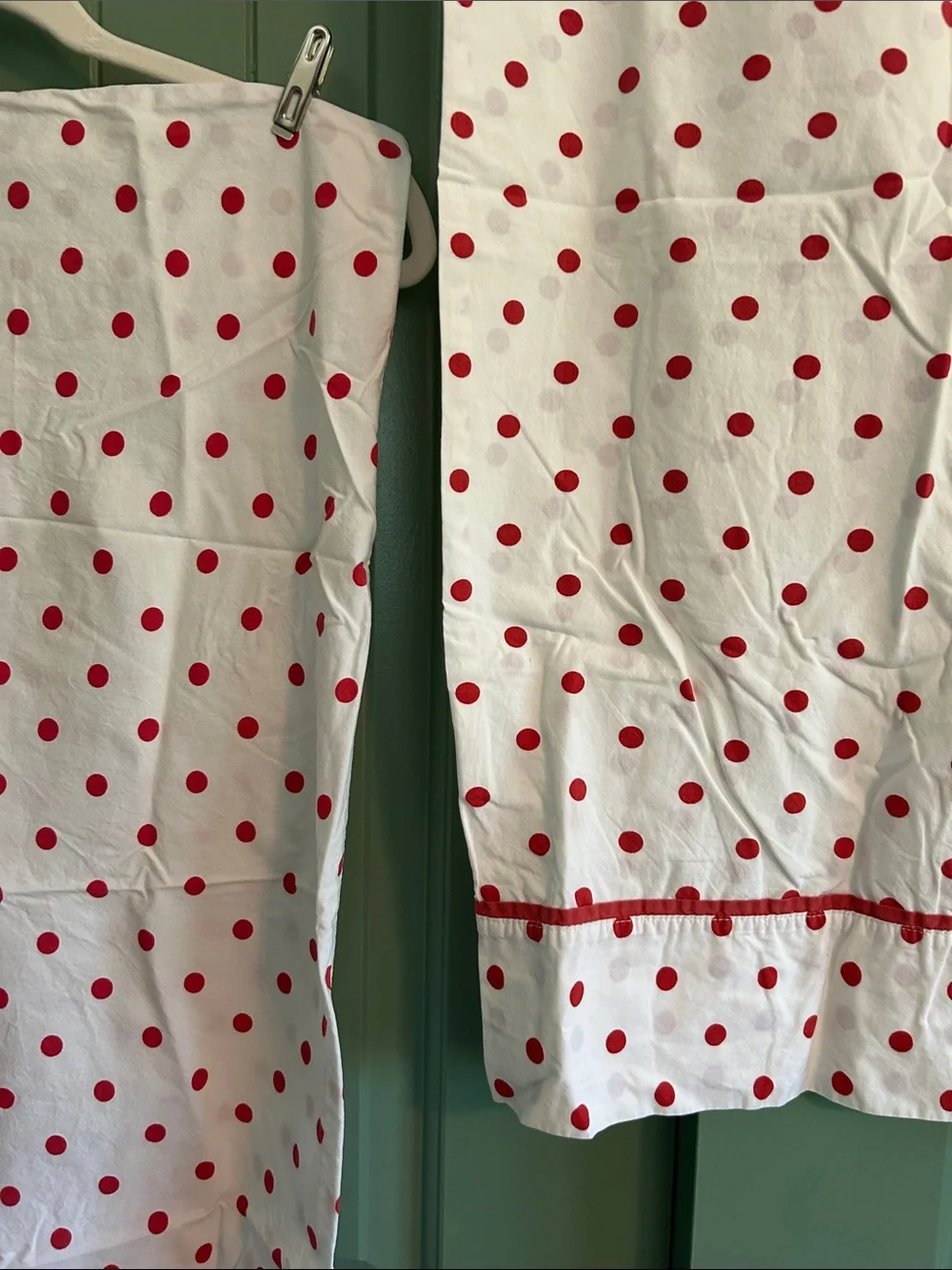 Pottery barn standard pillowcases